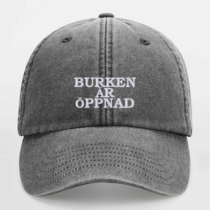 BURKEN ÄR ÖPPNAD - Surströmming Keps