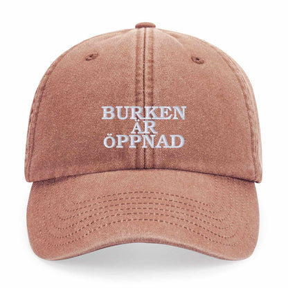 BURKEN ÄR ÖPPNAD - Surströmming Keps