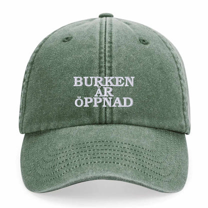 BURKEN ÄR ÖPPNAD - Surströmming Keps