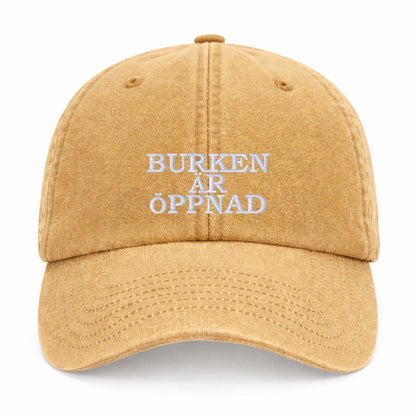 BURKEN ÄR ÖPPNAD - Surströmming Keps