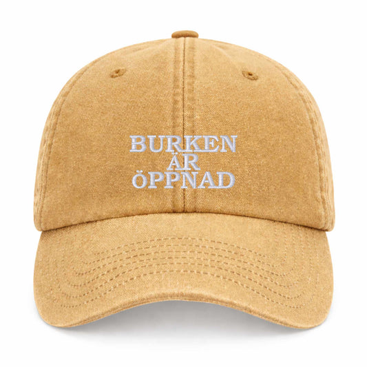 BURKEN ÄR ÖPPNAD - Surströmming Keps