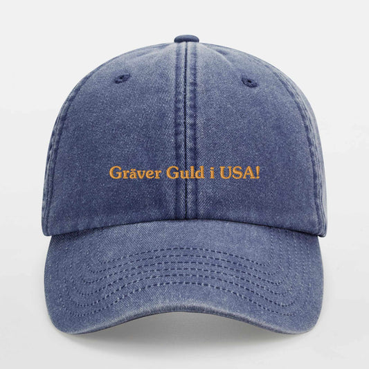 Barnkeps - Gräver Guld i USA